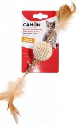 Camon Toy Ball with Feathers MATATABI